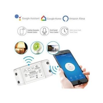 ACK 10 A 2000 W Wi-Fi Akıllı Anahtar