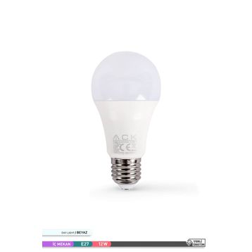 ACK AA13-01223 A70 6500K 12W Led Ampül