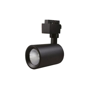 ACK AD30-11001 Siyah 10W 3000K Cob Led Ray Spot Armatür