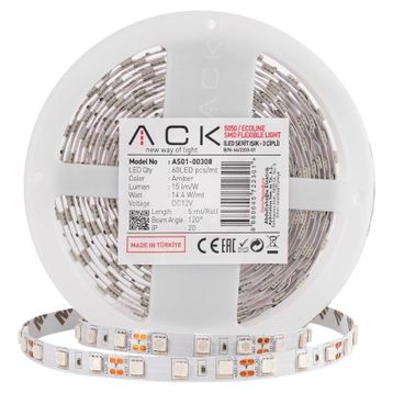 ACK AS01-00303 6500K 3 Çipli 60 Şerit LED