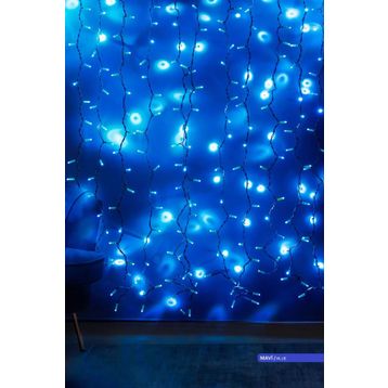 ACK AS90-00306 220V Mavi 400 Led Perde