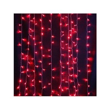 ACK AS90-00504 220V Kırmızı 2x2 m Led Işıklı Perde