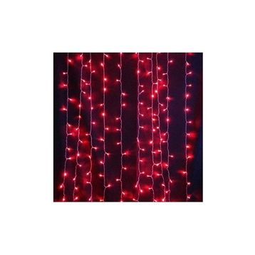 ACK AS90-00504 220V Kırmızı 2x2 m Led Işıklı Perde