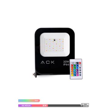 ACK AT62-03092 30W Rgb Kumandalı Led Projektör