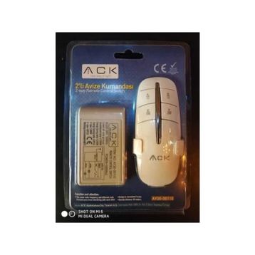 ACK AY30-00110 220V 2'li Avize Kumandası