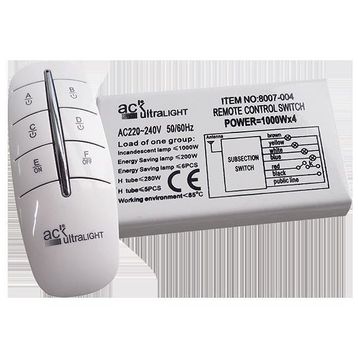 ACK AY30-00160 220V 6'lı Avize Kumandası