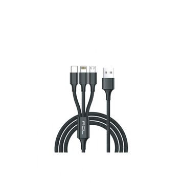 ACL ACK-47 Metal Lightning Type-C Mikro Usb Kablo