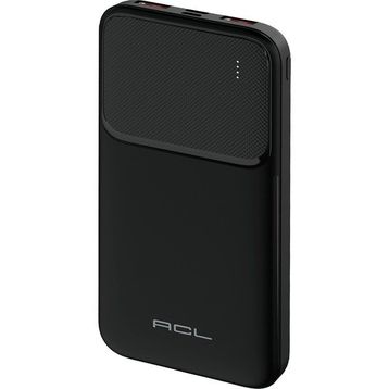 ACL Pw-99 10.000 mAh Led Göstergeli Çift Usb & Type-c Çıkışlı Siyah Powerbank