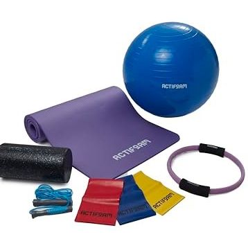 Actifoam Premium 65 cm Mavi Tam Pilates Seti