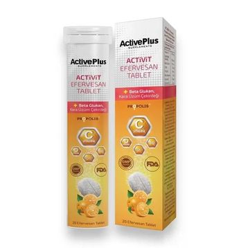 ActivePlus Activit Takviye 20 Efervesan Edici Gıda Tablet