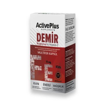 ActivePlus Multifer Takviye Edici Gıda 30 Kapsül