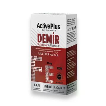 ActivePlus Multifer Takviye Edici Gıda 30 Kapsül