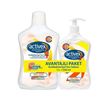Activex 1 lt+500 ml Aktif Sıvı Sabun