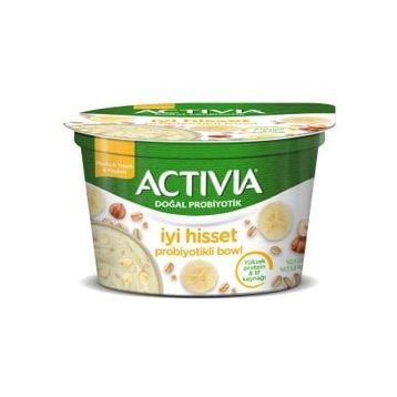 Activia 150 gr Muz Yulaf Fındık Probiyotikli Bowl