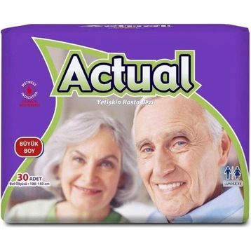 Actual 100-150 cm 30'lu Büyük Boy Hasta Altı Bezi