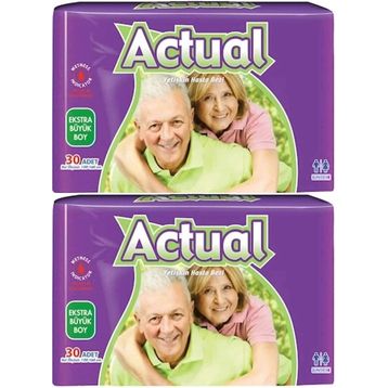 Actual 60 Adet XL Belbantlı Hasta Bezi