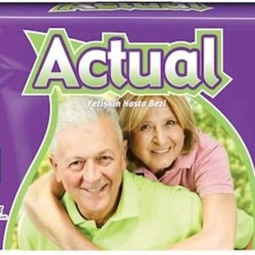 Actual Bel Bantlı XL Ekstra Büyük 30 Adet Yetişkin Hasta Bezi