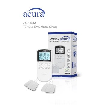 Acura AC-933 50 Programlı Çift Kanallı Profesyonel Tens Cihazı