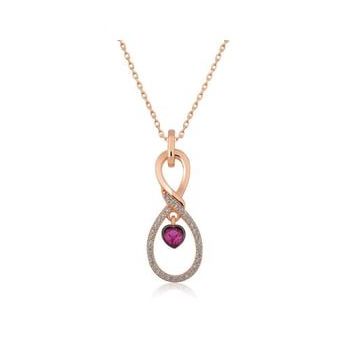 Adal Silver Rose Sonsuz Kalp Gümüş Kolye