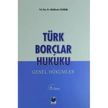 Adalet Yayınevi - Borçlar Hukuku