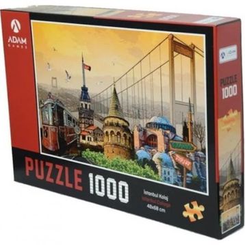Adam Games 1000 Parça Puzzle İstanbul Kolaj