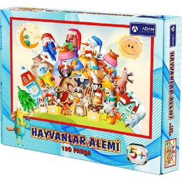 Adam Games 120 Parça Puzzle Hayvanlar Alemi