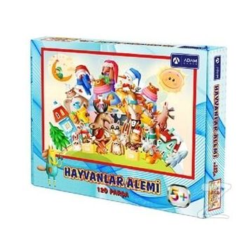 Adam Games 120 Parça Puzzle Hayvanlar Alemi