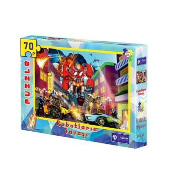 Adam Games 70 Parça Puzzle Robotların Savaşı