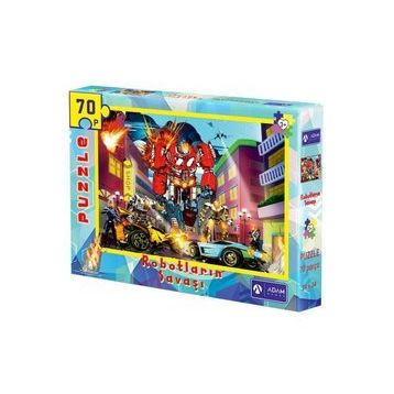 Adam Games 70 Parça Puzzle Robotların Savaşı