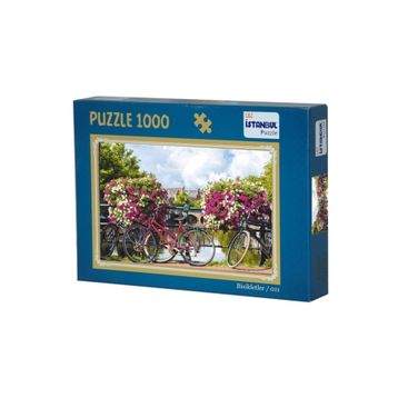 Adam Games Bisiklet Ve Çiçekler 1000 Parça Puzzle