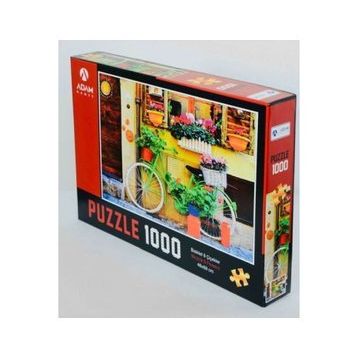 Adam Games Bisiklet Ve Çiçekler 1000 Parça Puzzle