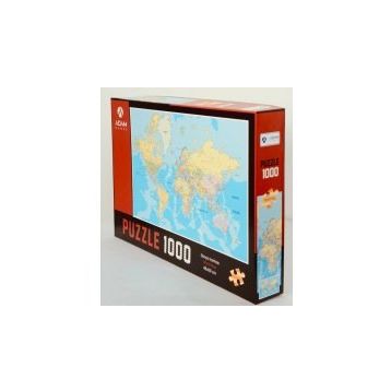 Adam Games Dünya Haritası 1000 Parça Puzzle