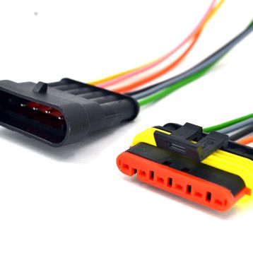 Adam Süper Seal 1 Takım 6 Pin Kablolu Elektrik Soketi Su Geçirmez Konnektör