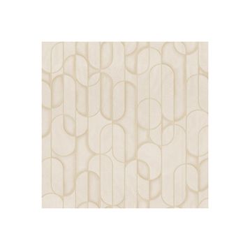 Adawall 1514-2 Vera Serisi Krem Modern Geometrik Desenli Duvar Kağıdı