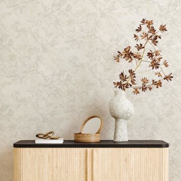 Adawall 23101-1 Roka Serisi Beyaz Modern Taş Desen Duvar Kağıdı
