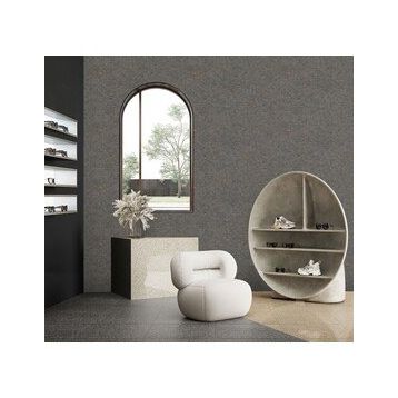 Adawall 23107-5 Roka Serisi Koyu Gri Modern Çizgisel Desen Duvar Kağıdı