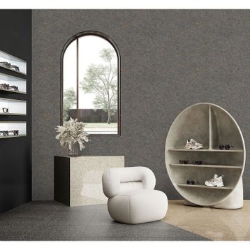 Adawall 23107-5 Roka Serisi Koyu Gri Modern Çizgisel Desen Duvar Kağıdı