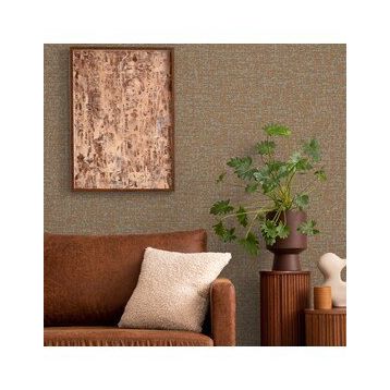 Adawall 23109-5 Roka Serisi Açık Kahverengi Modern Düz Desen Duvar Kağıdı