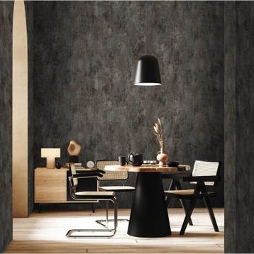 Adawall 23111-6 Roka Serisi Gri Bakır Modern Düz Desen Duvar Kağıdı