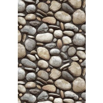 Adawall 23113-3 Roka Serisi Gri Modern Taş Desen Duvar Kağıdı