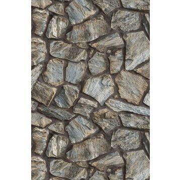 Adawall 23114-3 Roka Serisi Koyu Gri Modern Taş Desen Duvar Kağıdı