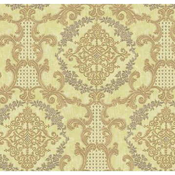 Adawall 6802-3 Rumi Damask Desenli Duvar Kağıdı