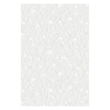 Adawall 7800-1 Beyaz Çiçek Desenli Seven 106x10 Duvar Kağıdı