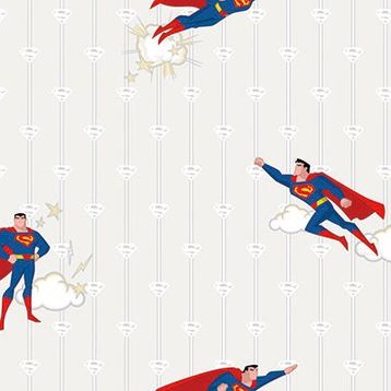 Adawall 8915-2 Ada Kids Süpermen Çocuk Odası Duvar Kağıdı