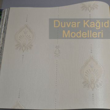Adawall 9902-2 Tropicano Bej Damask Desen Modern Duvar Kağıdı