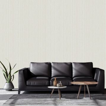 Adawall 9904-1 Tropicano Beyaz Çizgili Duvar Kağıdı
