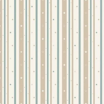 Adawall AA-8928-1 Ada Kids Çizgili Yıldızlı Çocuk Odası 10.60 m² Duvar Kağıdı