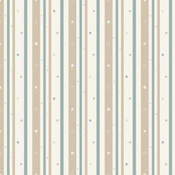 Adawall AA-8928-1 Ada Kids Çizgili Yıldızlı Çocuk Odası 10.60 m² Duvar Kağıdı