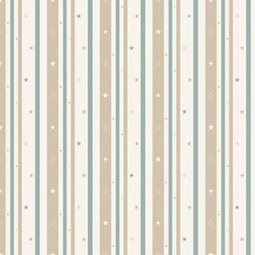 Adawall AA-8928-1 Ada Kids Çizgili Yıldızlı Çocuk Odası 10.60 m² Duvar Kağıdı