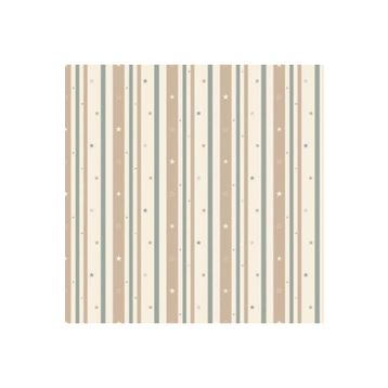 Adawall AA-8928-1 Ada Kids Çizgili Yıldızlı Çocuk Odası 10.60 m² Duvar Kağıdı